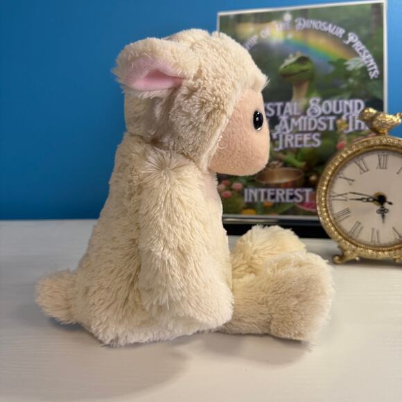 TY Beanie Rachel Lamb Plush 9” Cream Stuffed Animal Soft Cuddly Toy EUC - Picture 3 of 6